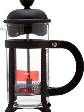 Bodum Black Glass French Press Coffee Maker
